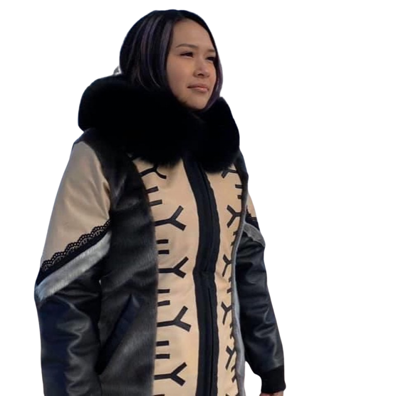 Seal Skin Leather Parka (Custom made) - Proudly Indigenous Crafts