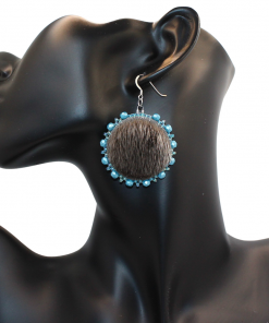 Sealskin Blue earrings