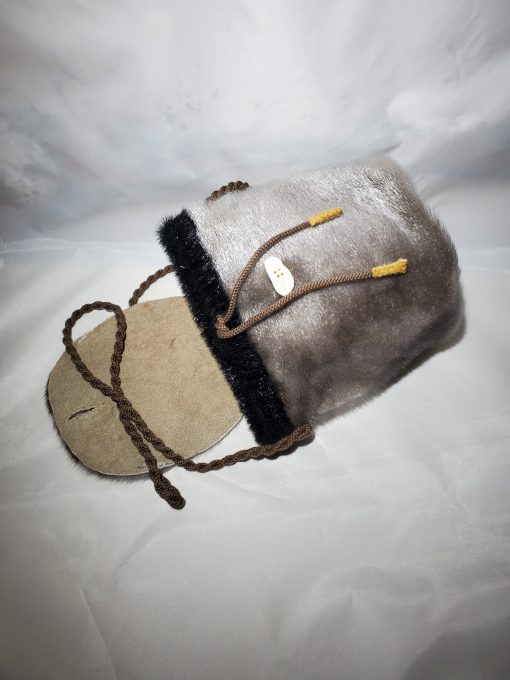 (Sold)Ring Seal Skin And Moosehide Bottom Purse - Image 2