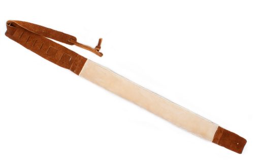 Sangle de guitare en phoque blanc – Image 2
