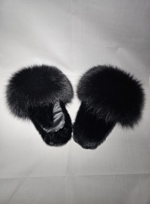 Sealskin Boxer Style Mittens (Black) - Image 6