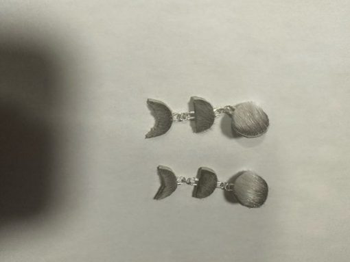 Moon Phase Sealskin Mini Earrings - Image 7