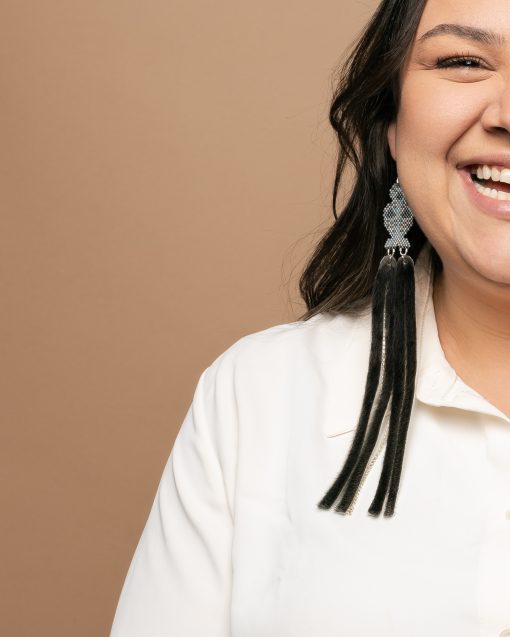 Beaded Sealskin Earrings - Image 13