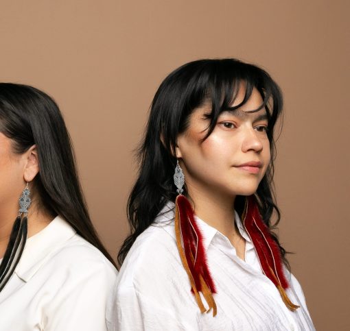 Beaded Sealskin Earrings - Image 7