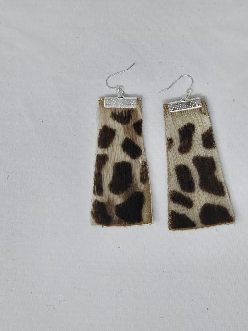 Spotted Sealskin Earrings - Image 2