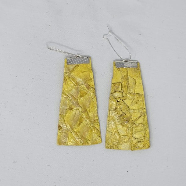 Yellow Fish Skin Earrings Proudly Indigenous Crafts Designs yellow-fish-skin-earrings-proudly-indigenous-crafts-designs