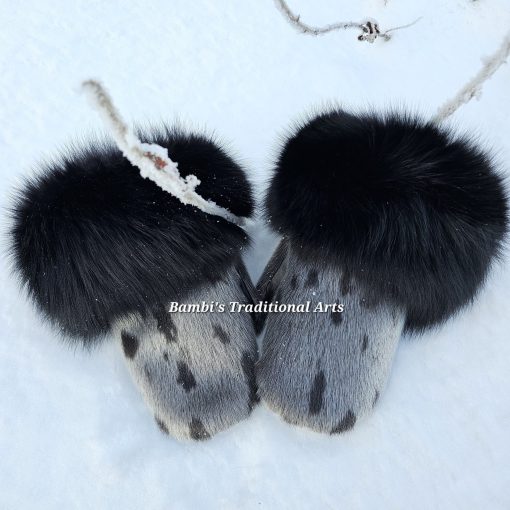 Women's Sealskin Mittens (XL)