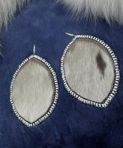 Galaxy- Sealskin Earrings