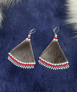 CUTIE- Natural Sealskin Earrings