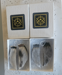Earth and Sun: Sealskin Earrings