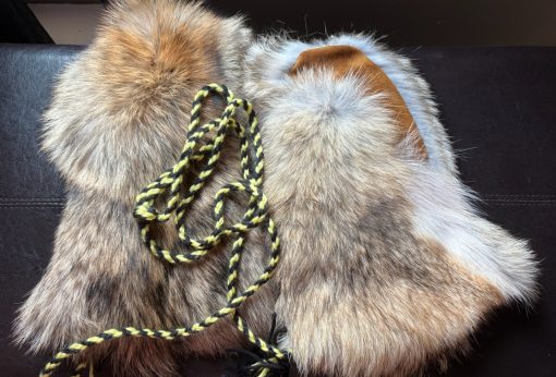 Men's Large Coyote & Bison Mittens