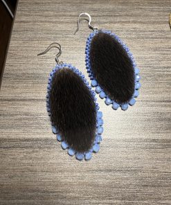 Harp Oval Seal Earrings