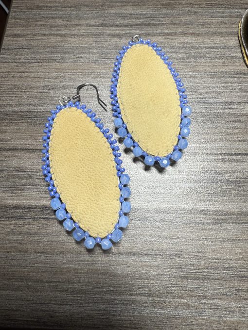 Harp Oval Seal Earrings - Image 2