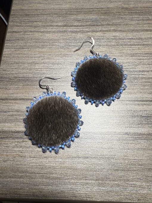 Harp Seal Circle Earrings