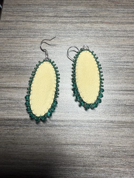 Harp Seal Small Oval Earrings - Image 2