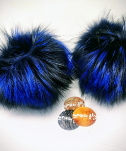 Alternative view of Electric Blue Sealskin Wrist Warmers