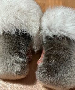 Alternative view of Ringed Sealskin Mitts