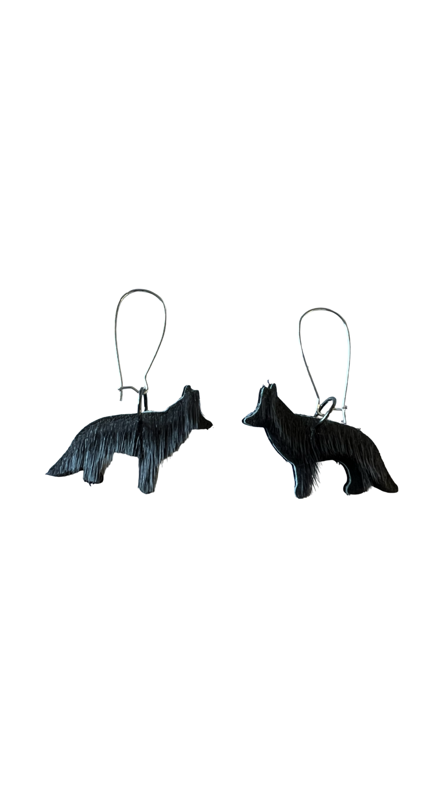 Sealskin Fox Earrings