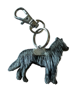 Sealskin Husky Keychain