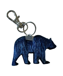 Blue Sealskin Polar Bear Keychain