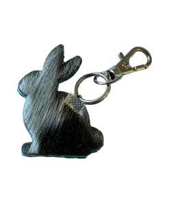 Sealskin Bunny Keychain