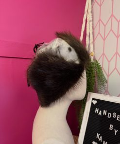 Natural Beaver & Harp Sealskin Trapper Hat (Made to order) - Image 3